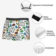 thumbnail image 5 of Kdxio Men's Boxer Briefs with Art Of Livings Print - Comfortable and Breathable Underwear for Everyday Wear, 5 of 7