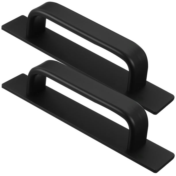 2 tiradores adhesivos de 180 mm para puertas de armarios y armarios.