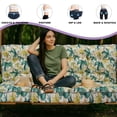 thumbnail image 3 of XXLYY Porch Swing Cushions, Waterproof Swing Replacement Cushions with Backrest and Ties, Garden Bench Seat Cushion, Outdoor Porch Patio Swing Non-Slip Chairs Pad, 3 of 6