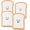 4pcs, variant on Bread Sponges Creative Toast Shaped Pop-Up Compostable Sponges, Absorbent Dish Friendly, Reusable Non Scratch Household Funny Cleaning Tool, Dual Sided Kitchen Home Scrubber Pad(4pcs)