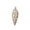 F, variant on Champagne Gold 8-Point Snowflake Christmas Ornament, 1.63 x 1.78-Inch Openwork Hanging Pendant for Christmas Tree, Wreath, Mantel, Window and Winter Holiday Decor