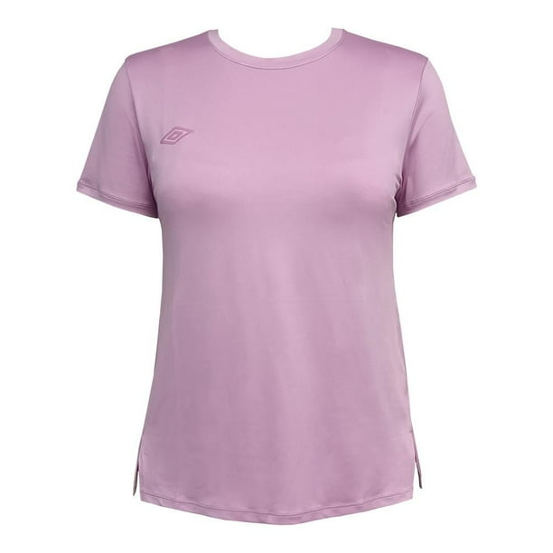 Playera Umbro para Mujer Deportiva Manga Corta Rosa Talla CH