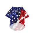 thumbnail image 4 of Dog Shirt for Large Dogs, Dog Clothes for Small Dogs, American Flag Pet Shirt, Lightweight Breathable Pet Apparel, 4Th of July Xxl Size Single Pack, 4 of 5