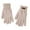 Beige, variant on Women Winter Padded Gloves Outdoor Cycling Driving Touchscreen Compatible Non Slip Grip Warm Cold Weather White