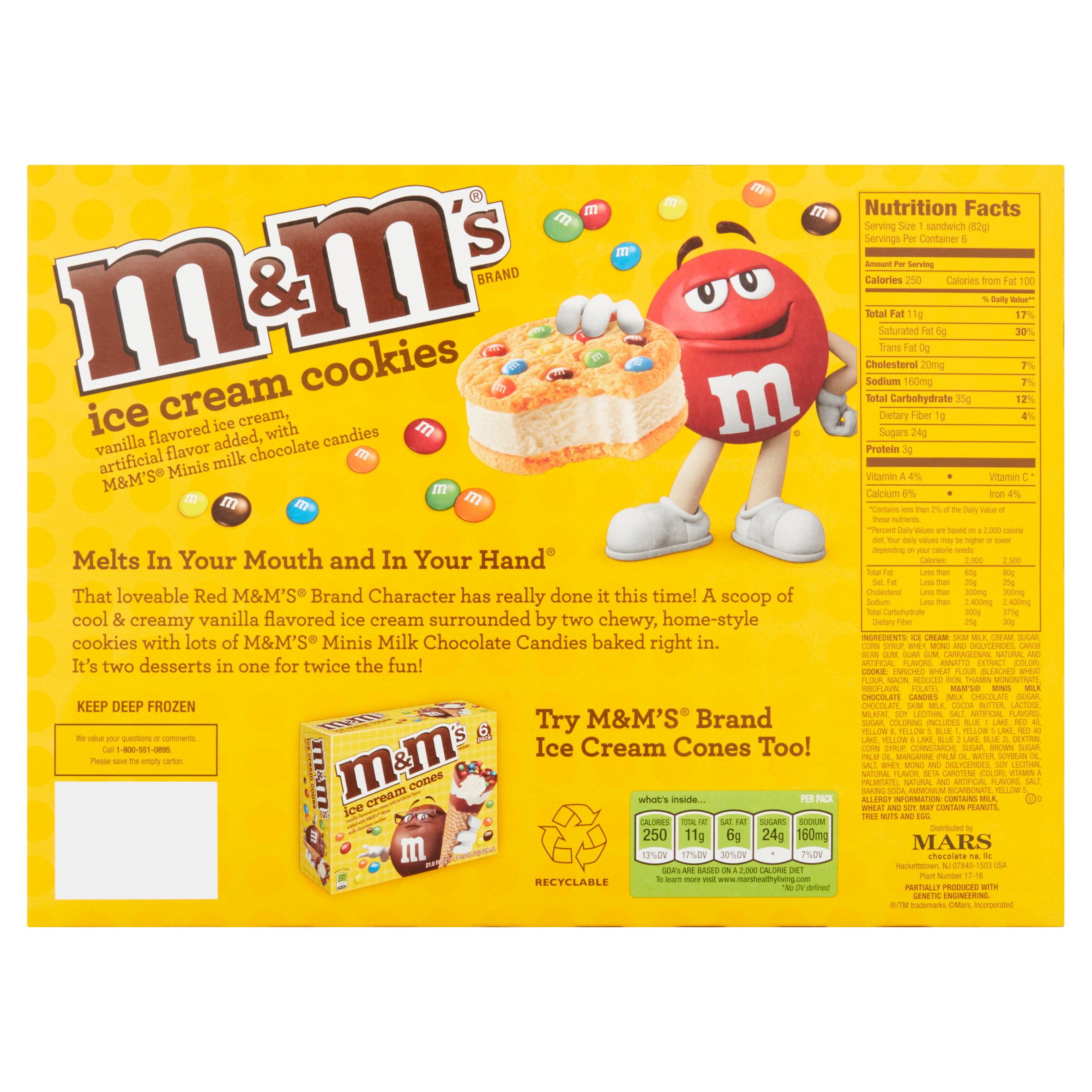 Mm Cookie Ice Cream Sandwich Nutrition Facts Runners High Nutrition