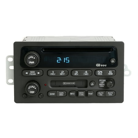 Gmc Envoy Vapor Canister - Chevy GMC 2002-03 Trailblazer Envoy Radio AM FM CD Cassette Player 15058225 - Refurbished