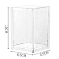 thumbnail image 2 of Organizador de papelería de acrílico transparente versátil, dispensador de blocs cuadrados, accesorios de escritorio resistentes a las roturas, portalápices para oficina, escuela y hogar, 2 of 5