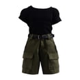 thumbnail image 2 of arctrm Action Figure Shorts T-Shirt Sports Suit Belt Fabric Material for Realistic Look Square Buckle, 2 of 10