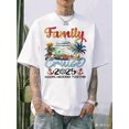 thumbnail image 1 of MEN Family Cruise 2025 Matching T-Shirt -100% Cotton, White Round Neck, 1 of 7
