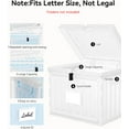 LAPTOM MAX 1-Pack Plastic File Box with Lid, Letter-Size Hanging File ...
