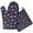 Pioneer Flower Floral-3, variant on Pioneer Flower Floral Print Pattern 2-Pack Oven Mitts Set, Heat Resistant Kitchen Gloves, 7.7" X 12"