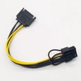thumbnail image 4 of 10PCS 15Pin SATA Male to 8Pin(6+2) PCI-E Power Supply Cable 20cm SATA Cable 15-Pin to 8 Pin 18AWG Wire for Graphic Card, 4 of 5