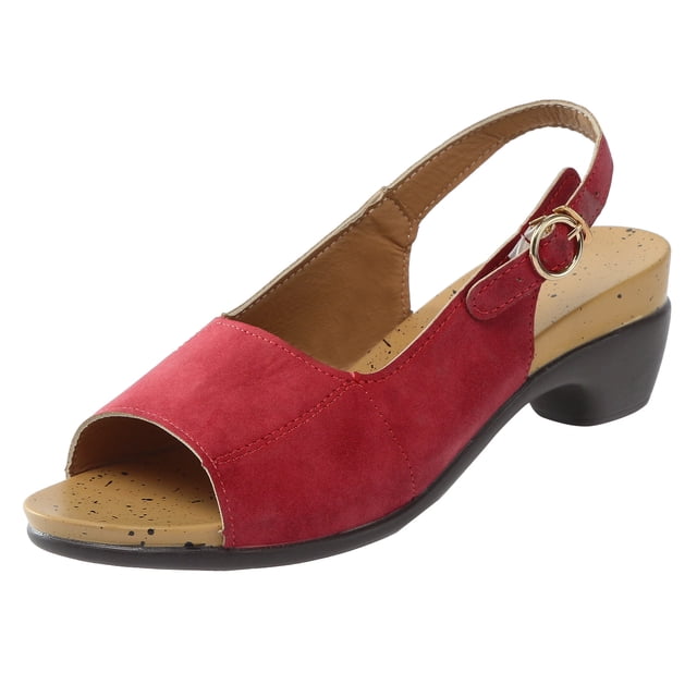 asddcavvf Sandals For Women Elegant Comfortable Open Toe Low Chunky Heel Sandals