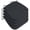 Black-Textured, variant on Baibu Chair Cushions for Kitchen Chairs 2" Thick Dining Chair Pads with Ties 17" x 16" Set of 4, Brown