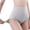 Grey, variant on 10 Pack Women'S Underwear High Waist Shaping Lift The Hips Pink Black Plus Size Underwear,Beige,L