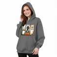 thumbnail image 3 of Hoodies for Women Fall Halloween Graphic Outfits Oversized Hoodies Comfy Sweatshirts Casual Tops with Pockets 2XL, 3 of 6