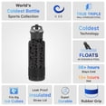 thumbnail image 6 of Coldest Sports Water Bottle with Straw Lid Vacuum Insulated Stainless Steel Bottles Reusable Leak Proof Flask for Sports (32 oz, Black Leopard), 6 of 9