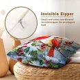 thumbnail image 3 of Winter Red Bird Throw Pillow Cover Set of 2 20x20 Inch Winter Christmas Pillowcase Nature Birds Scene Cushion Covers Farmhouse Pillow Protector for Home Bedroom Sofa, 3 of 6
