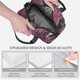 thumbnail image 3 of Easygdp Flower Bald Eagle Caja de Almuerzo para Mujeres y Hombres, Bolsa de Almuerzo Insulada, Bolsas Reutilizables Impermeables para Viajes, Trabajo y Picnics, 3 of 7