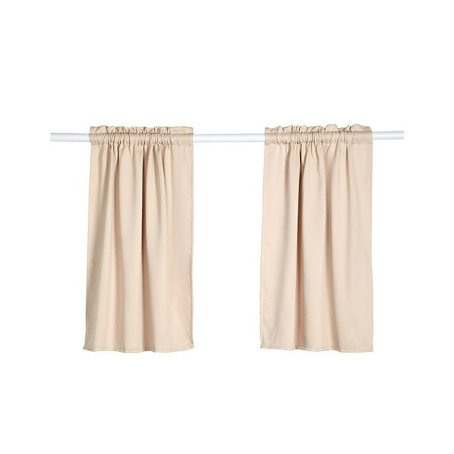 Hearth & Gear Curtain Pure Pigment Color Rod Curtain Border Curtain Short Curtain Small Curtain Curtain Sheets Wide Curtains for Windows 120 to 140 Suction Cup Curtain And Tan Curtains Light Curtains