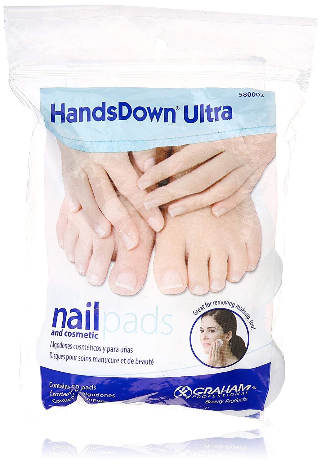 Graham HandsDown Ultra Nail and Cosmetic Pads 60 ct