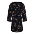 thumbnail image 5 of Peignoir en Polaire pour Femmes Long et Chaud, Robe de Bain, Vêtement de Détente, Imprimé, Confortable, 5 of 5