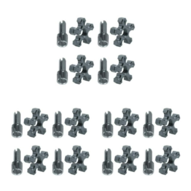 maskred 1/2/3/5 4pcs/set Efficient Performance Motorcycle Fixed Screws With Universal Fit Titanium color 3PCS