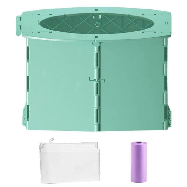Foldable Potty Seat with Disposable Bags, Kids Portable Folding Toilet for Car, Camping, Travel, Outdoor and Indoor Use