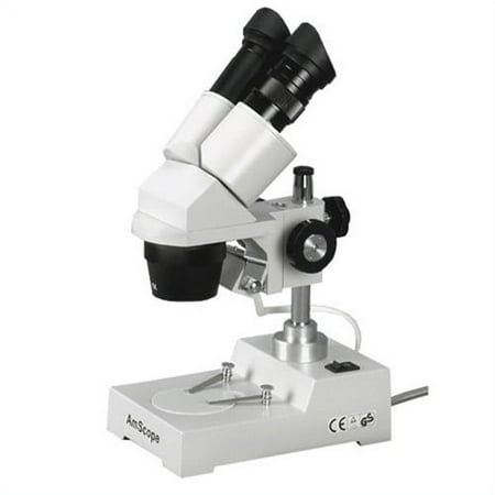 AmScope Sharp Stereo Microscope 10X-20X-30X-60X