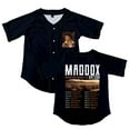 thumbnail image 2 of Maddox Batson Road To Indio Tour 2025 Button V-Neck Shirt Women Men Short Sleeve Streetwear Clothes, 2 of 3