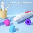 thumbnail image 3 of Toothpaste Squeezer Reusable Automatic Closing Flower Shape Dust-proof Silica Gel Self Closing Toothpaste Cap for Toilet, 3 of 7