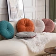 thumbnail image 3 of Round Pumpkin Ethnic Style Floor Pillow, Meditation Floor Pillow Floor Cushions Large Handmade Pillows Seating Decorative Cushion for Yoga Living Room (Blue), 3 of 5