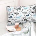 thumbnail image 2 of Whales Pillow cases pillow covers Standard Size pillow case pillow protector, Soft ,with Zipper pillowcase 20"x30", 2 of 6