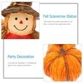 thumbnail image 3 of Shisuyan 1Pc Resin Scarecrow Pumpkin Decoration Chic Thanksgiving Decoration Party Decor, 3 of 8