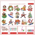 thumbnail image 2 of hirigin Christmas Diamond Key Chain Kits, 5D DIY Diamond Painting Key Ring Pendants Hanging Ornaments, 2 of 8