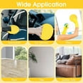 thumbnail image 2 of chasenew 10 Pack Wax Applicator Pads, Microfiber Applicator Pad with Finger Pocket, Foam Car Wax Applicator Pad for Car Cleaning and Polishing (Yellow), 2 of 6