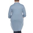 thumbnail image 3 of White Mark Long Button-Down Shirt Dress (Women's & Women's Plus), 3 of 5