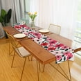 thumbnail image 2 of Yayeee Table Runner 70 inches Long Home Kitchen Dinning Party Decoration, Pink and Red Flowers, 2 of 7