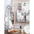 thumbnail image 2 of Grey Eucalyptus Leaves Kitchen Dish Towels for Drying Dishes Set of 4, Spring Summer Botanical Waffle Weave Microfiber Hand Tea Bathroom Towels Quick Dry & Absorbent Towel 15.7x23.6, 2 of 7