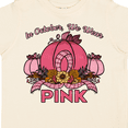 thumbnail image 4 of Inktastic In October We Wear Pink with Ribbon and Pink Pumpkins Boys or Girls Toddler T-Shirt, 4 of 5