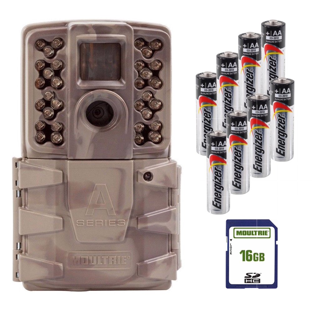 Moultrie A40 Pro 14MP IR Flash Trail Camera Package MCG13284
