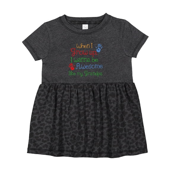 Inktastic Awesome Like My Grandpa Girls Baby Dress