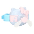 thumbnail image 1 of Mini ventilador de reloj USB, ventilador de muñeca fresco, portátil, recargable, para niñas y niños de interior y exterior, 1 of 8