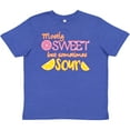 thumbnail image 3 of Inktastic Mostly Sweet, but Somtimes Sour Pink and Yellow Lemons Youth T-Shirt, 3 of 5