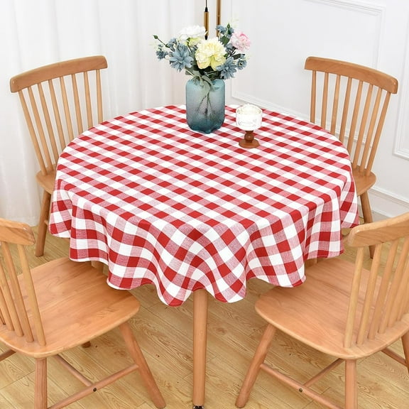 Gingham Tablecloth Rectangle Table Cloth Heavy Duty Cotton Checkered Table Cover for Spring Picnic Kitchen Dining(C-Sage Green, 60x70 inch)