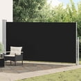 thumbnail image 1 of vidaXL Auvent Latéral Rétractable 160 x 500 cm Noir, 1 of 4