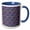 Blue/White, variant on 3drose, Multicolored Square Pattern Background - Abstract Vector Design, 11oz Mug