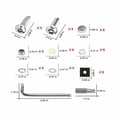 thumbnail image 7 of Baoblaze Plate Screws Set Car Tag Bolts Fastener Caps Plate Fasteners Black, 7 of 7