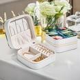 thumbnail image 6 of Mother's Day Dragonfly Portable Jewelry Box with Imitation Metal Zipper and Customizable Grid Inside, 6 of 6