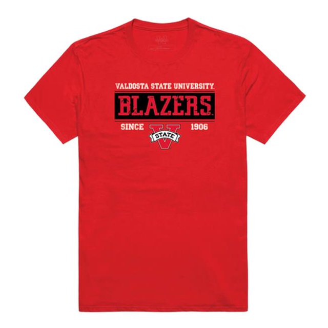 W Republic 507-398-R58-02 Valdosta State University Men Established T-Shirt, Red - Medium